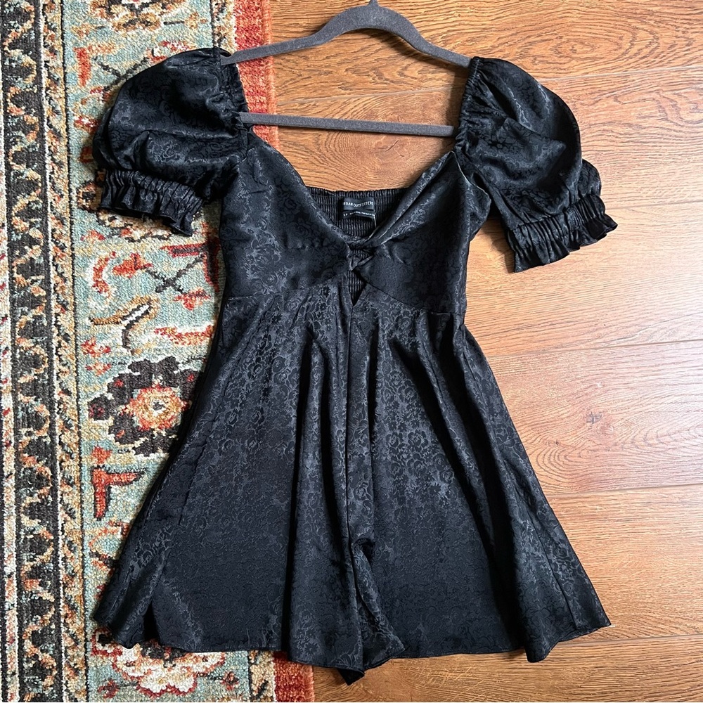 Urban Outfitters Black floral Romper